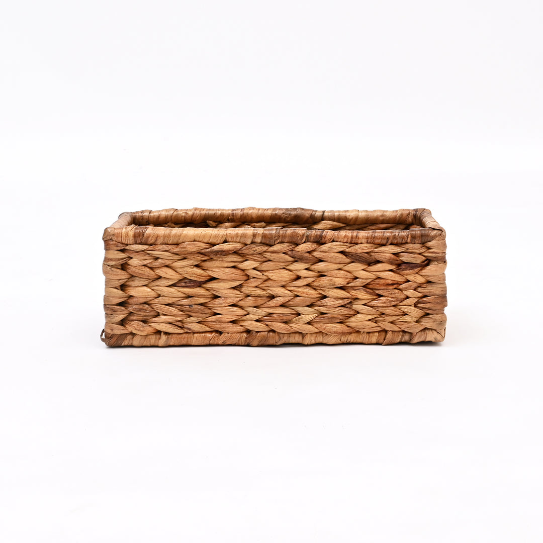 Natural Grass Reed Storage Box | Handwoven Ecofriendly Organizer