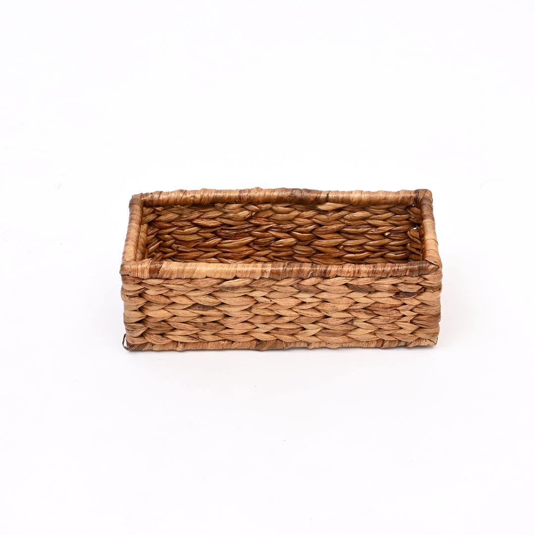 Natural Grass Reed Storage Box | Handwoven Ecofriendly Organizer