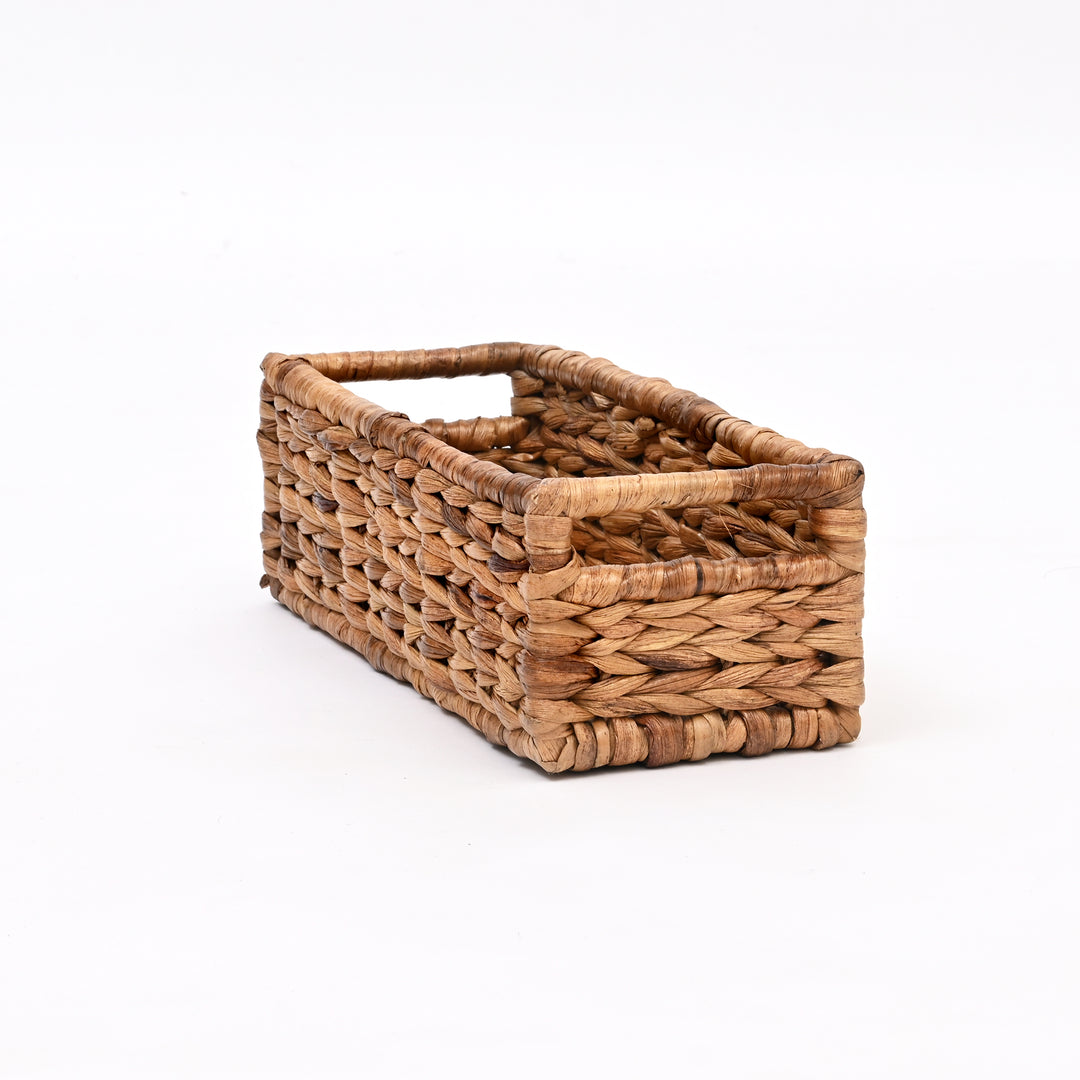 Natural Grass Reed Storage Box | Handwoven Ecofriendly Organizer
