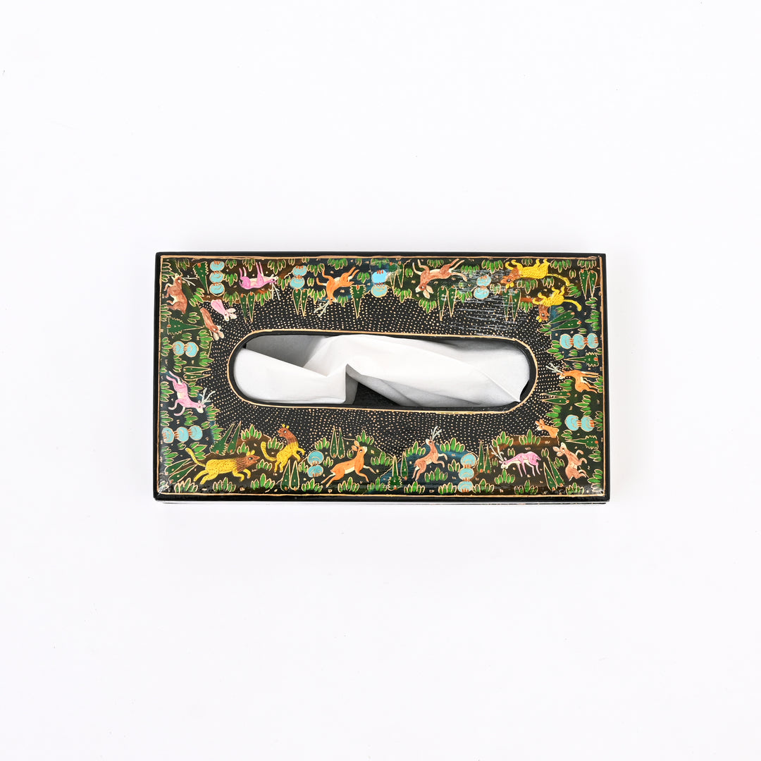 Handcrafted Paper Mache Tissue Box Cover