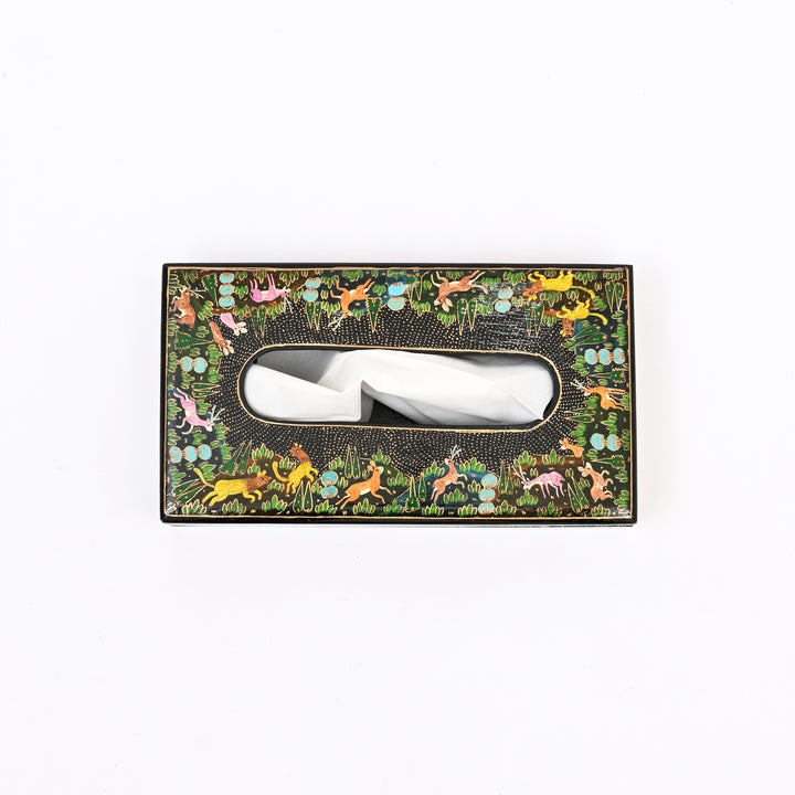 Handcrafted Paper Mache Tissue Box Cover