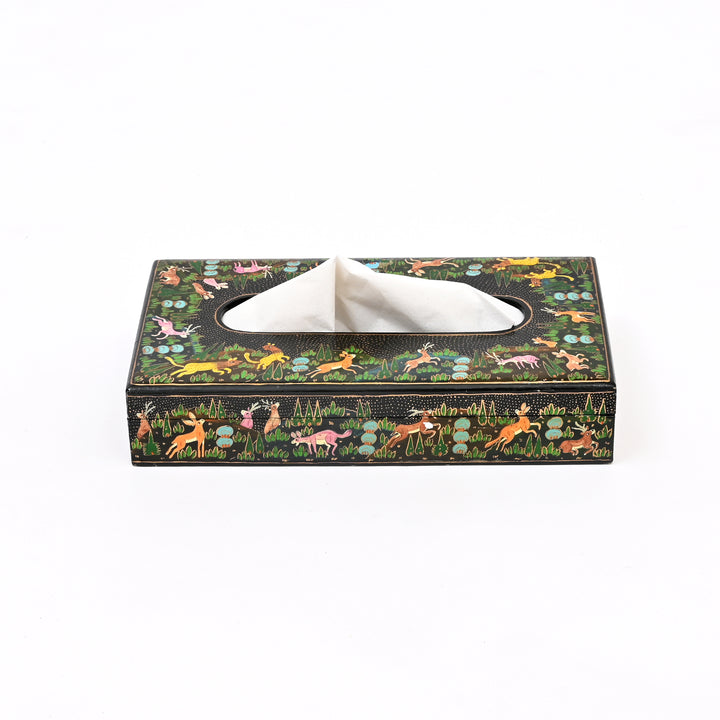 Handcrafted Paper Mache Tissue Box Cover