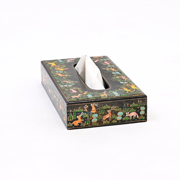 Handcrafted Paper Mache Tissue Box Cover