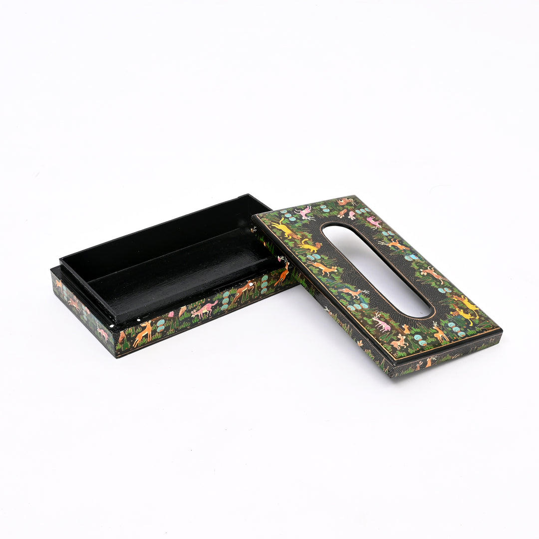 Handcrafted Paper Mache Tissue Box Cover