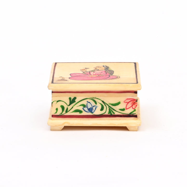 Handcrafted Bone Miniature Painting Box
