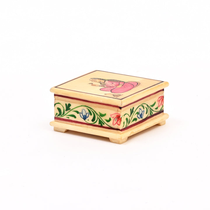 Handcrafted Bone Miniature Painting Box