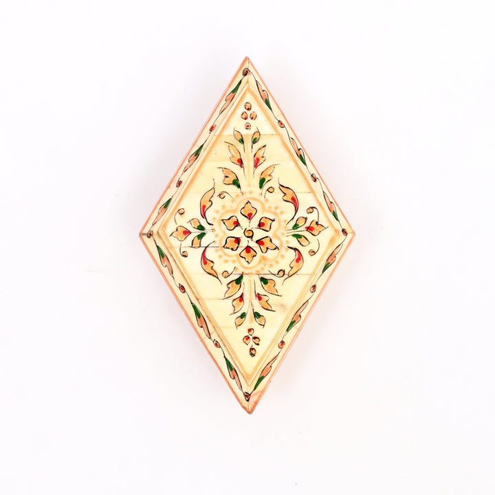 Hand-Painted Bone Keepsake Box