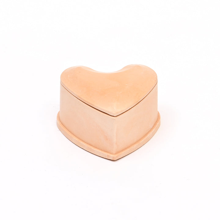 Heart|Shaped Terramix Container | Orange | Elegant Organizer for Jewelry & Essentials