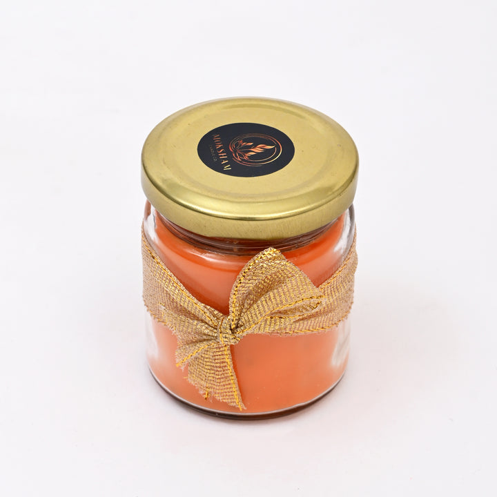 Cozy Harvest Orange Cinnamon Candle | Soy Wax Essential Oil Autumn Spice