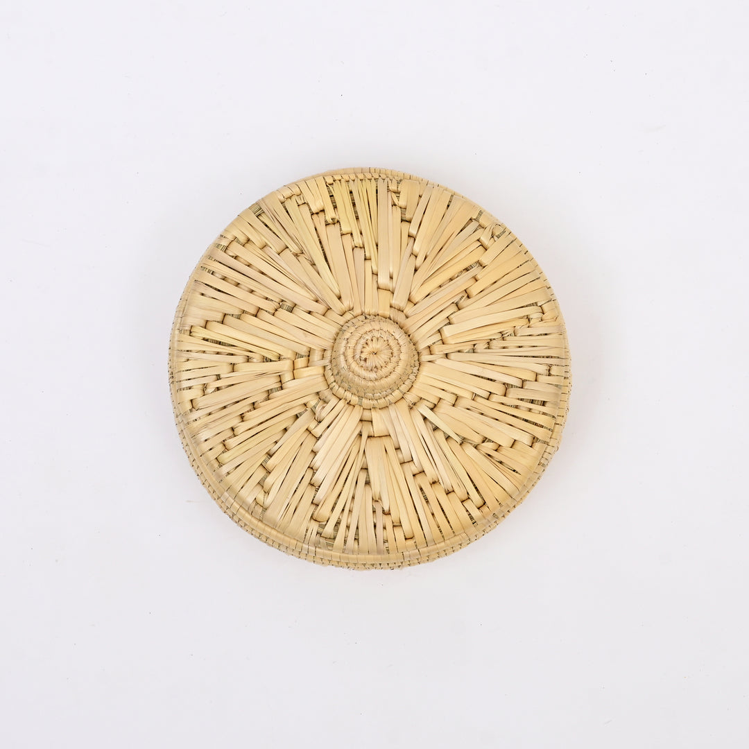 Handwoven Moonj Grass Roti Basket | Natural & Eco-Friendly Kitchen Storage