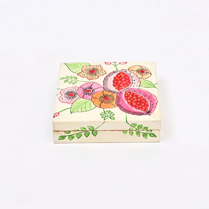 Decorative Hand painted Wood Box-Pack Of 3