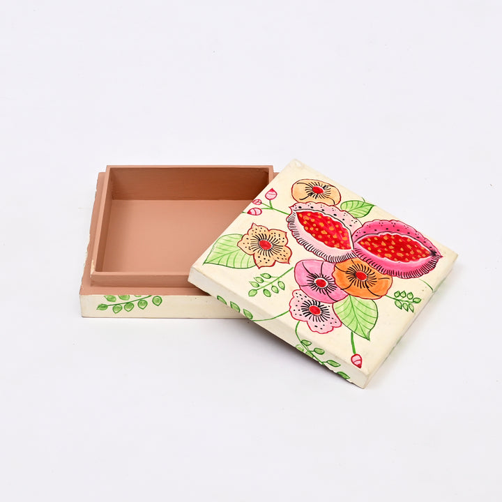 Decorative Hand painted Wood Box-Pack Of 3