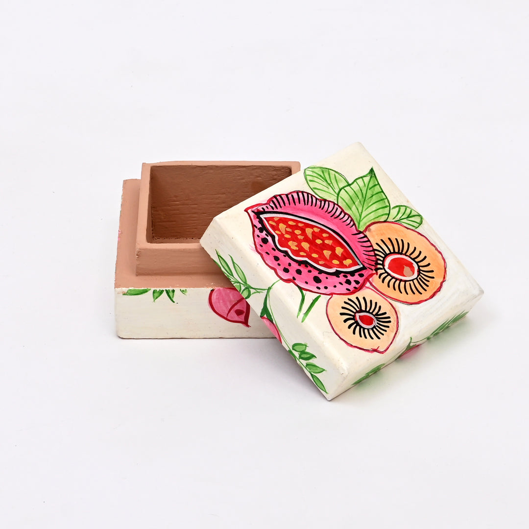 Decorative Hand painted Wood Box-Pack Of 3