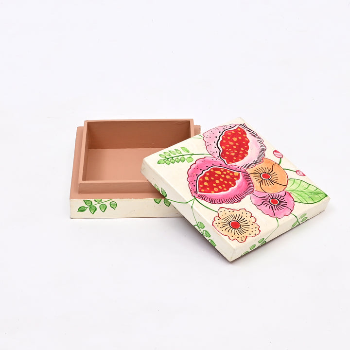 Decorative Hand painted Wood Box-Pack Of 3