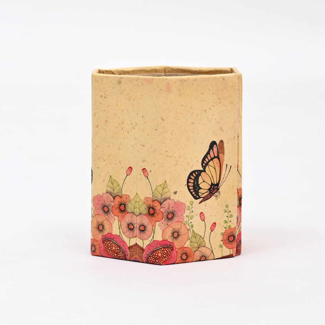 Handcrafted Organic Pen Stand