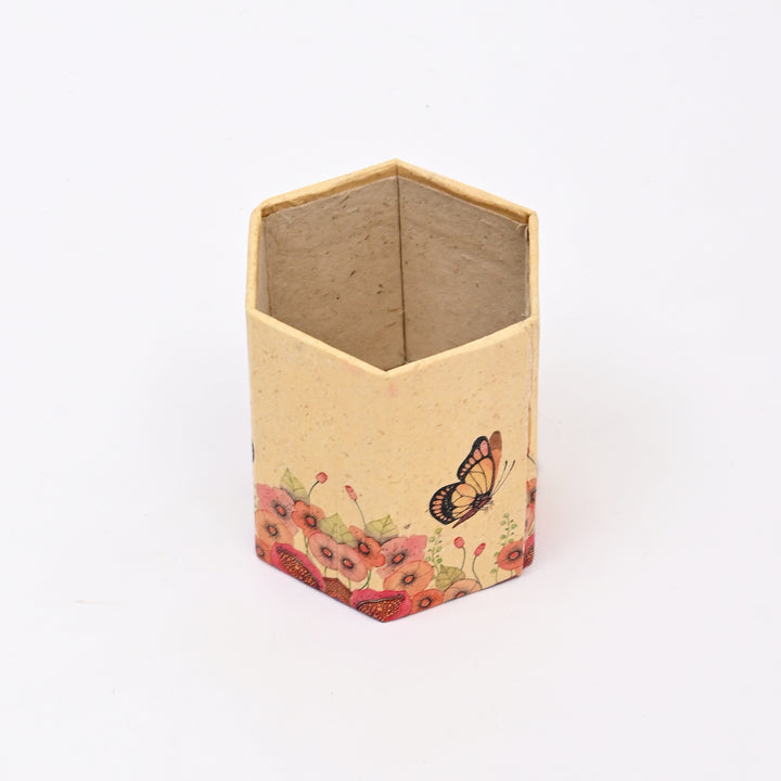 Handcrafted Organic Pen Stand