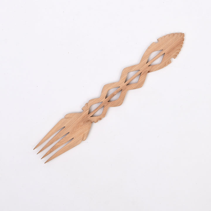 Handmade Wooden Spoon & Fork Set | Traditional Indian Craft Utensils
