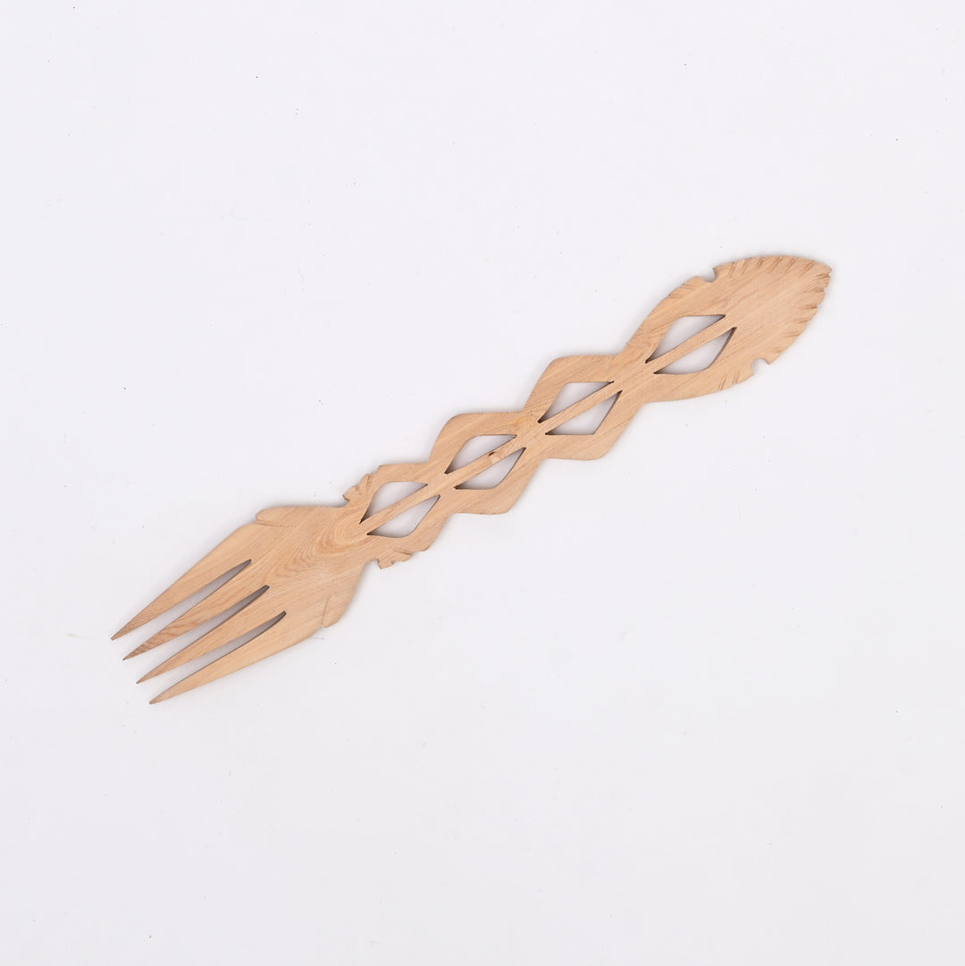 Handmade Wooden Spoon & Fork Set | Traditional Indian Craft Utensils