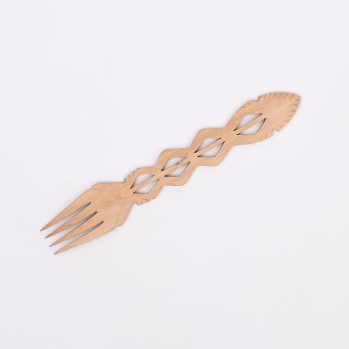 Handmade Wooden Spoon & Fork Set | Traditional Indian Craft Utensils