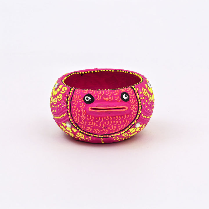 Terracotta Animal Shaped Diya Set | Decorative 4 Piece Oil Lamp