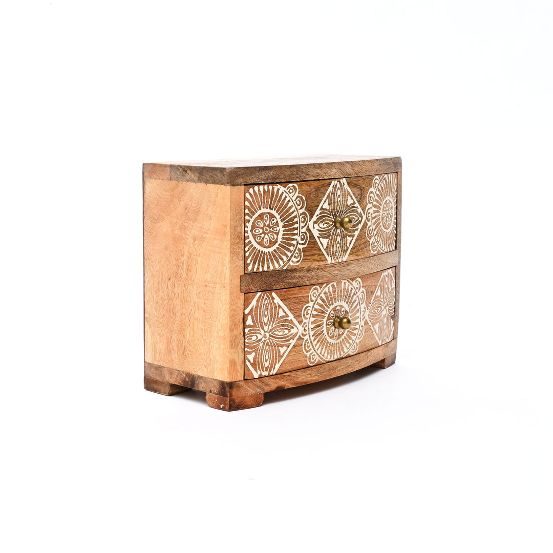 Two-Drawer Chest |  Mango Wood | Storage & Decor