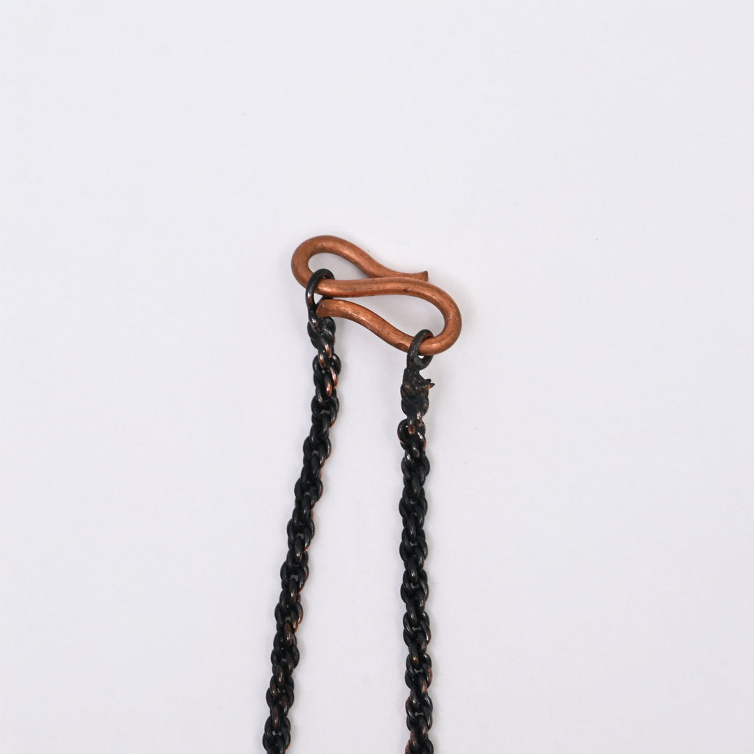 Artisan Pendant Necklace | Copper & Stone