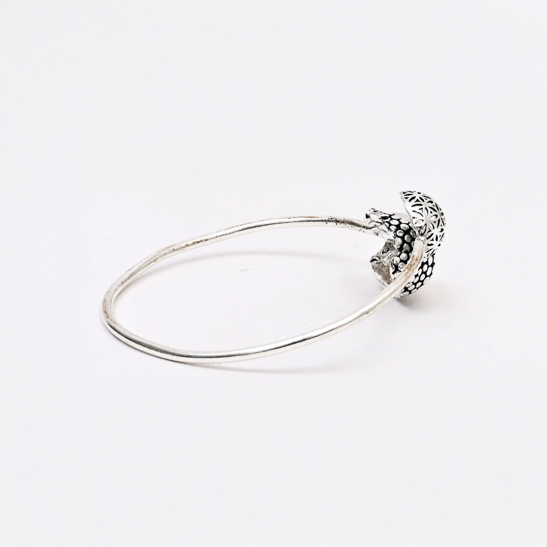 Modern Artisan Brass Bangle | Minimalist Polished Bracelet