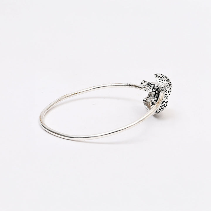 Modern Artisan Brass Bangle | Minimalist Polished Bracelet