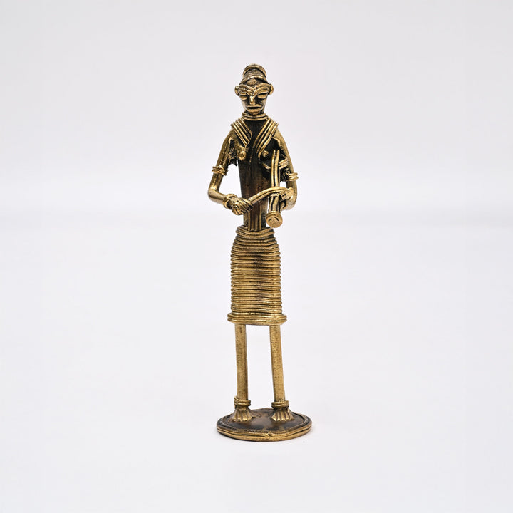 Tribal Woman Musician Figurine | Kendra Player