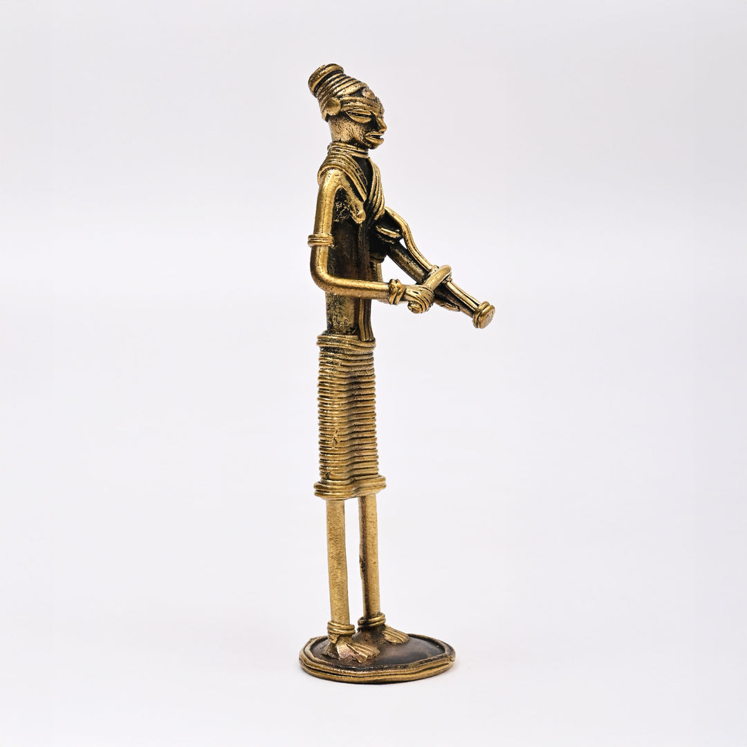 Tribal Woman Musician Figurine | Kendra Player