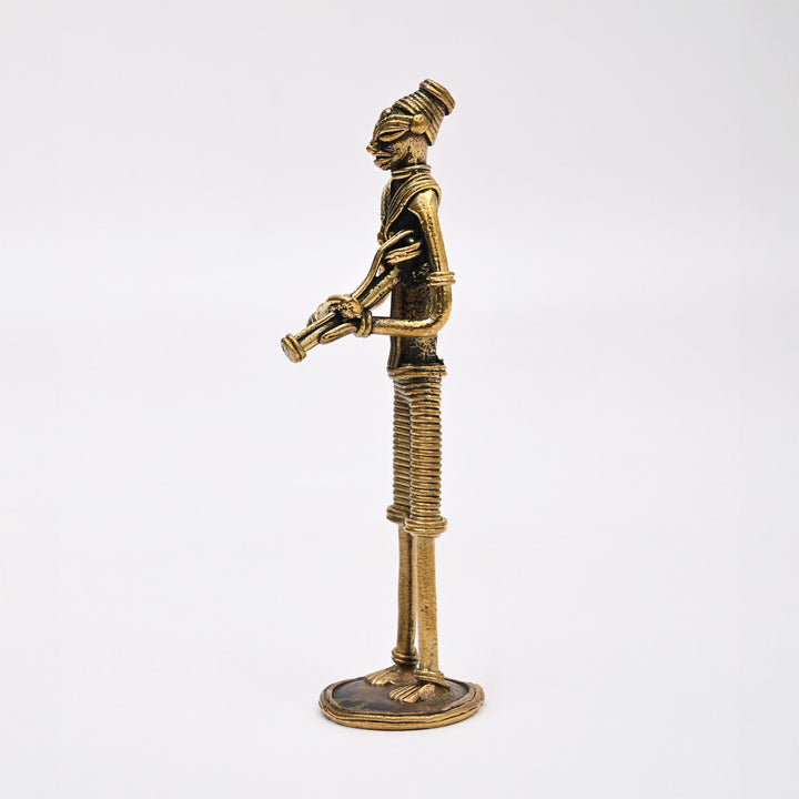 Tribal Woman Musician Figurine | Kendra Player