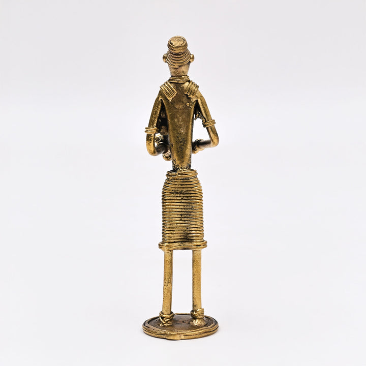 Tribal Woman Musician Figurine | Kendra Player