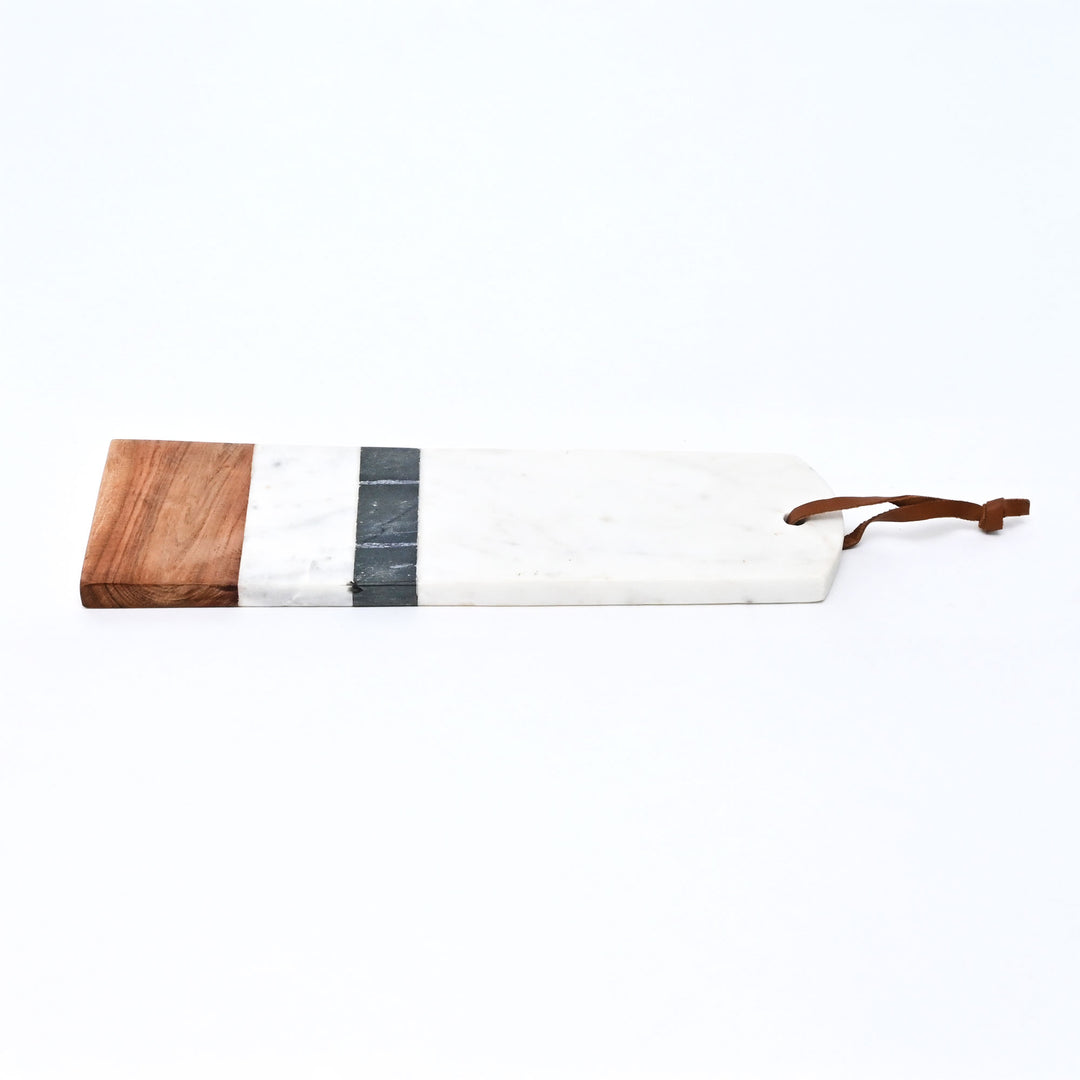 Wood & Marble Serving Platter