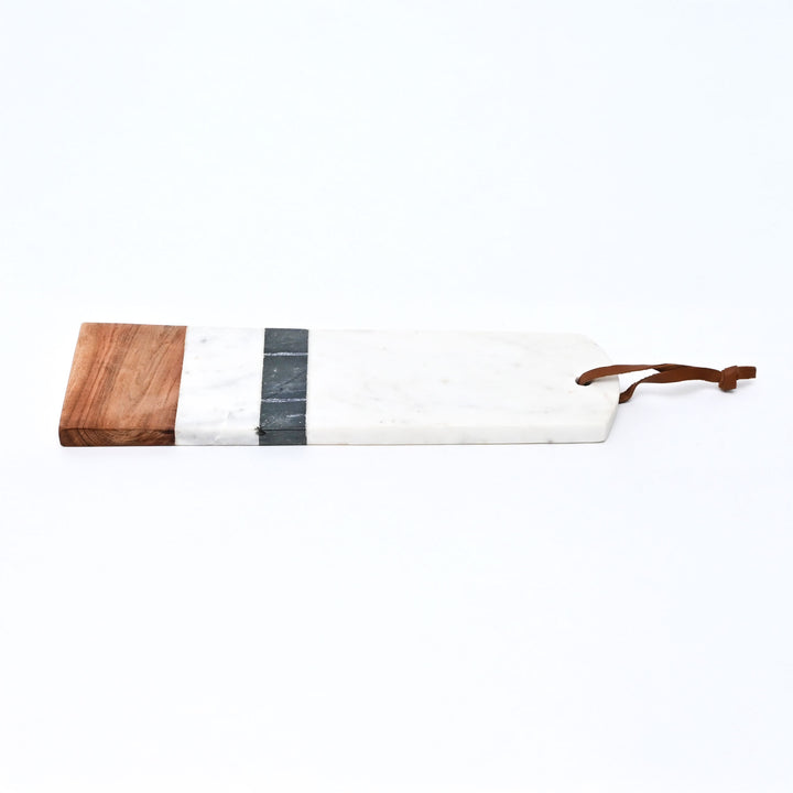 Wood & Marble Serving Platter