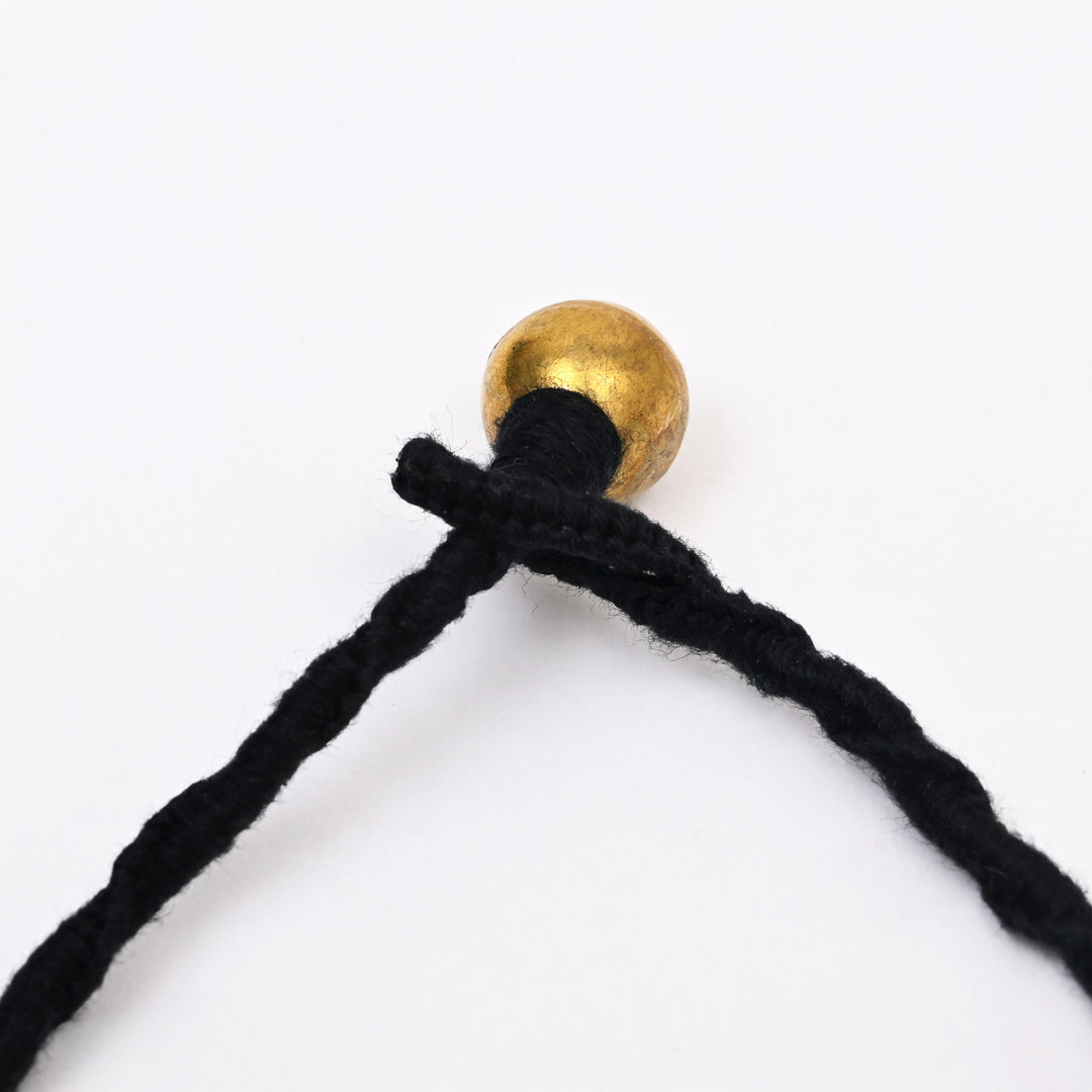 Ancient Tribal Brass Bracelet | Modern Cotton Thread Handmade Bead Jewelry