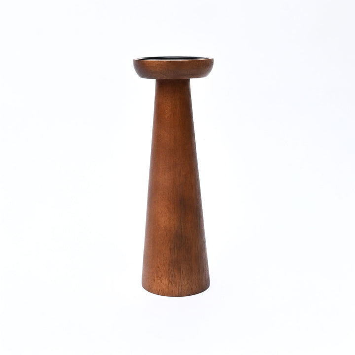 Candle Holder | Natural Finish | Mango Wood | Home Decor