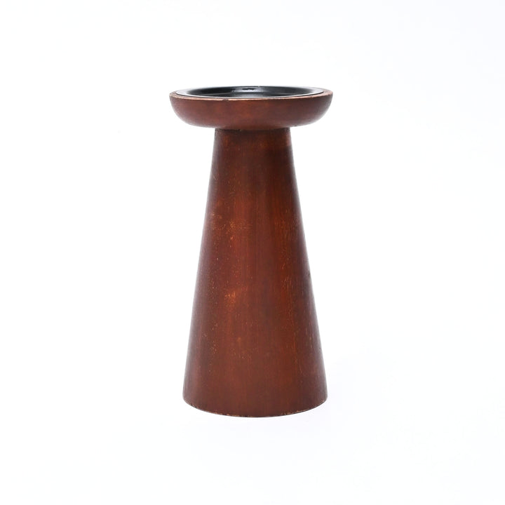 Candle Holder | Natural Finish | Mango Wood | Home Decor