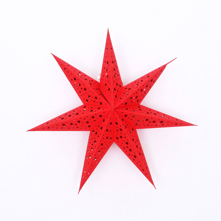 Handcrafted Paper Star Hanging Christmas Ornament | 46 cm