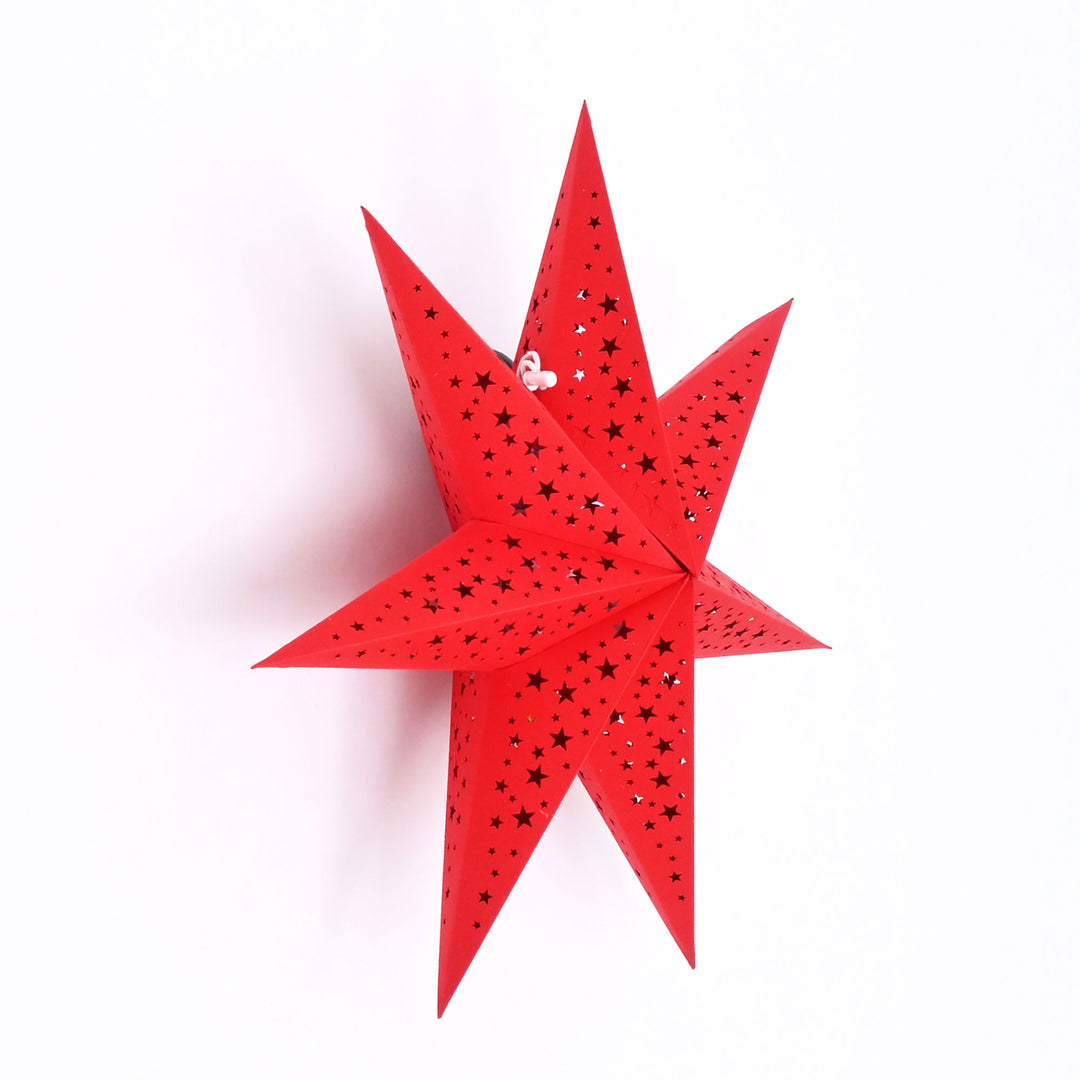 Handcrafted Paper Star Hanging Christmas Ornament | 46 cm