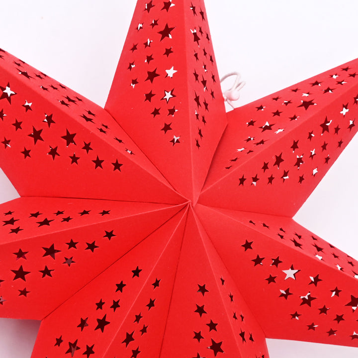 Handmade Paper Star Hanging Ornament | Christmas Ornament | 60 cm