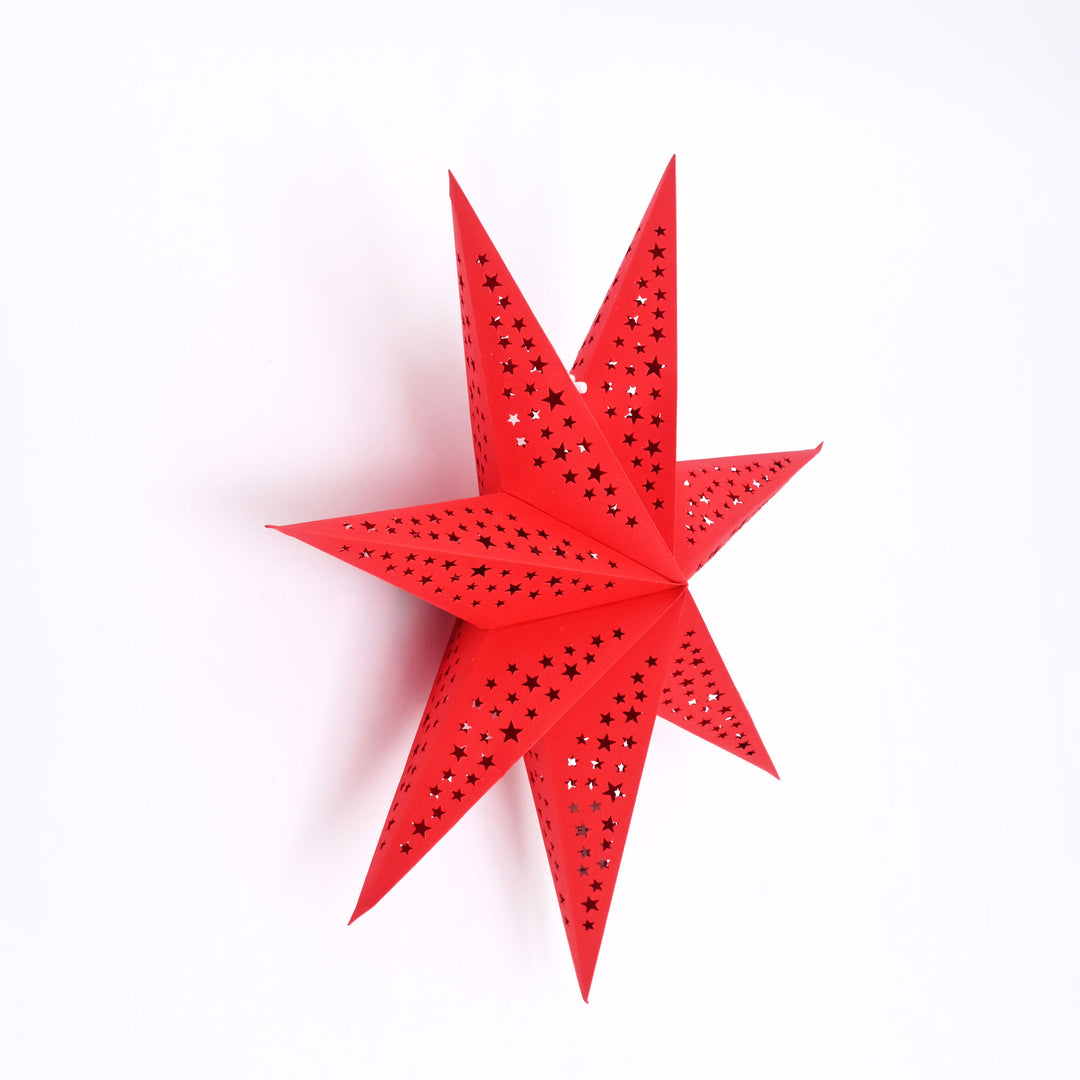 Handmade Paper Star Hanging Ornament | Christmas Ornament | 60 cm