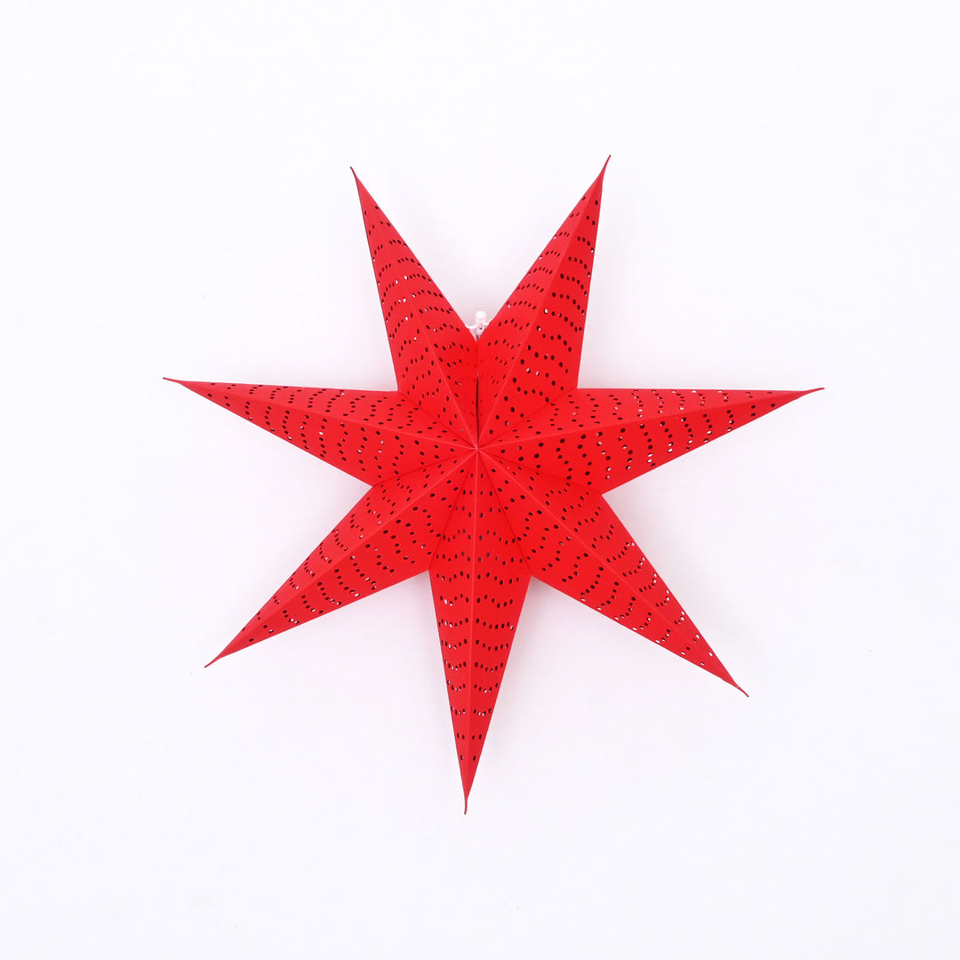 Handmade Paper Star Hanging Ornament | Christmas Hanging Star | 46 cm