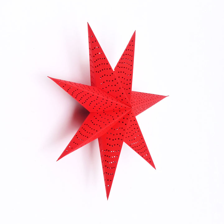Handmade Paper Star Hanging Ornament | Christmas Hanging Star | 46 cm