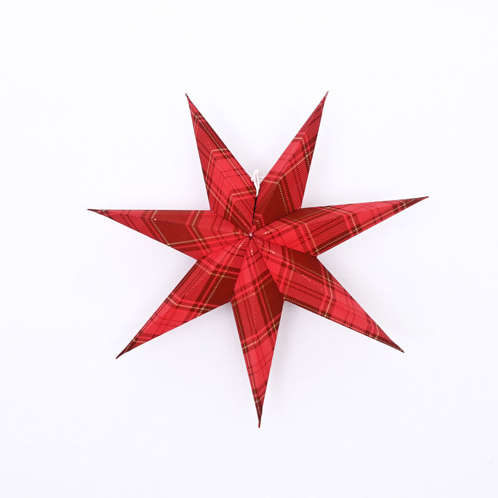 Handmade Paper Star Hanging Ornament | Christmas & Seasonal Ornament | 46 cm