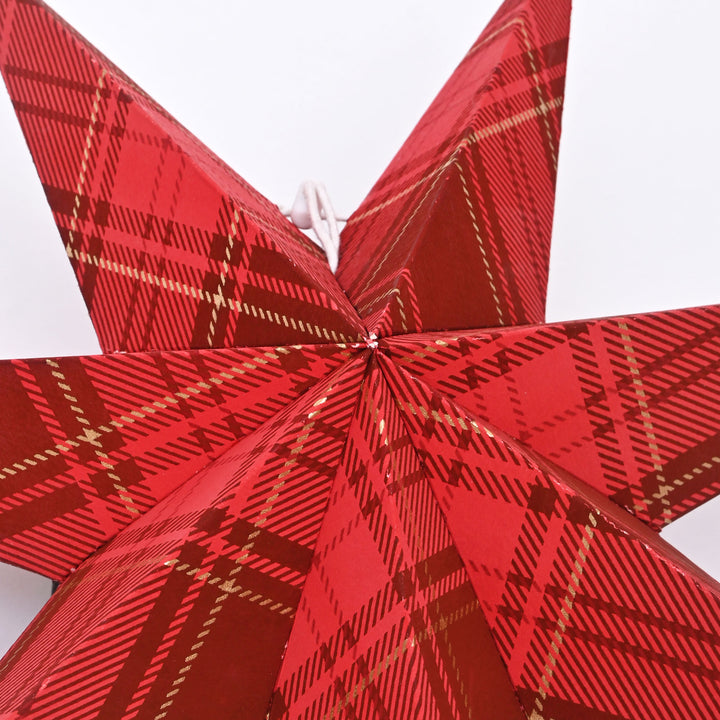 Handmade Paper Star Hanging Ornament | Christmas & Seasonal Ornament | 46 cm