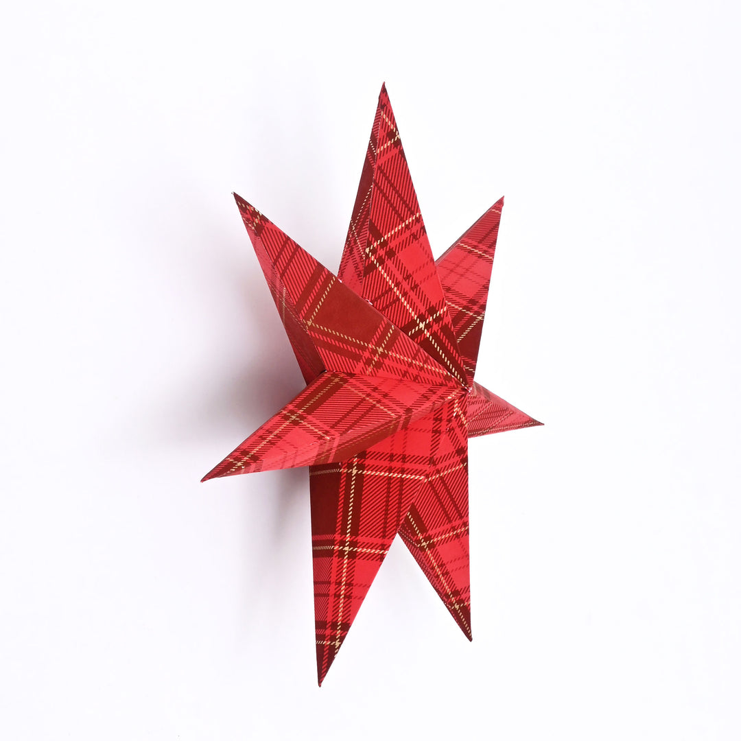Handmade Paper Star Hanging Ornament | Christmas & Seasonal Ornament | 46 cm