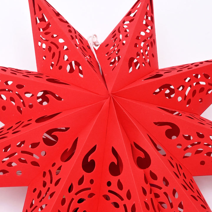 Handmade Paper Star Hanging Ornament | Christmas Decor | 60 cm