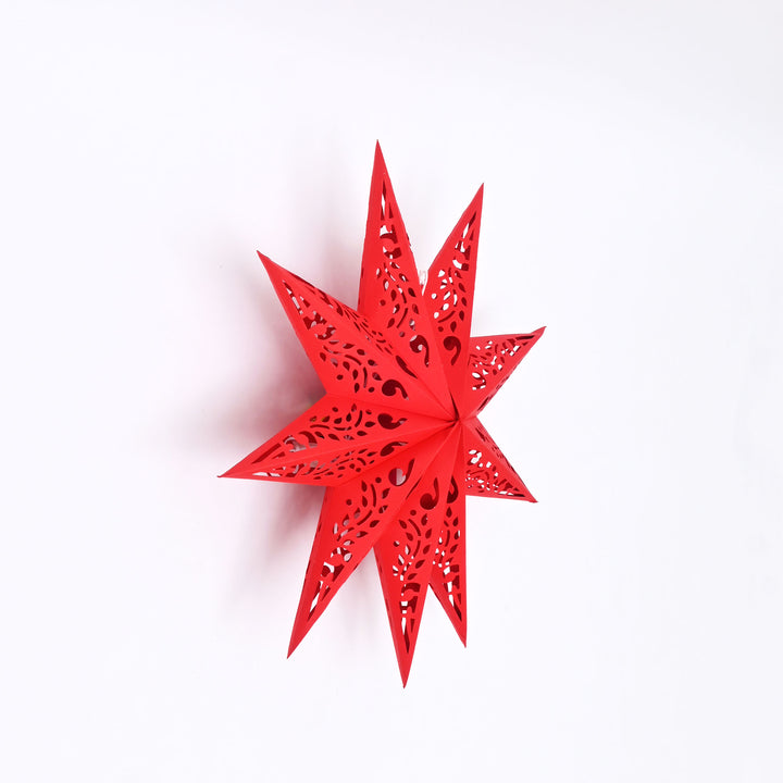 Handmade Paper Star Hanging Ornament | Christmas Decor | 60 cm