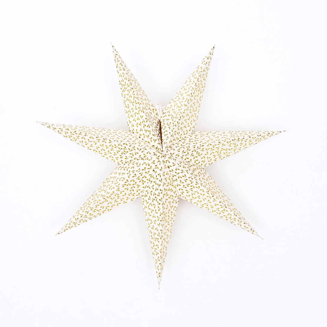 Handmade Paper Star Hanging Ornament | Christmas & Seasonal Decor | 46 cm