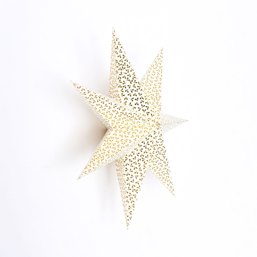 Handmade Paper Star Hanging Ornament | Christmas & Seasonal Decor | 46 cm